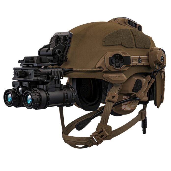 Galvions Cortex Evo-System mit digitalem Headset und integrierter Nachtsichttechnik.