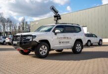 Das Fahrzeugkonzept vereint den geschützten Toyota Land Cruiser 300 aus dem Hause WELP mit dem Störsystem H.P. Marketing & Consulting Wüst GmbH.