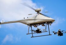 Das UAV Golden Eagle kann kleinere Drohnen transportieren, aussetzen und als Kommandozentrale dienen.