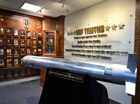Das zur Meldung durch AFSOC veröffentlichte Bild der Cruise Missile.