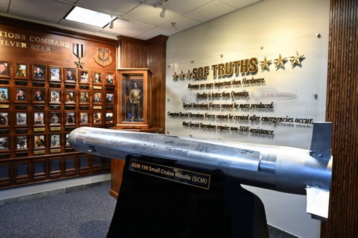 Das zur Meldung durch AFSOC veröffentlichte Bild der Cruise Missile.