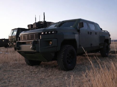 Infantry Squad Vehicle Heavy mit Hybridantrieb für U.S. Army 11 Der Prototyp des Infantry Squad Vehicle Heavy von GM Defense.