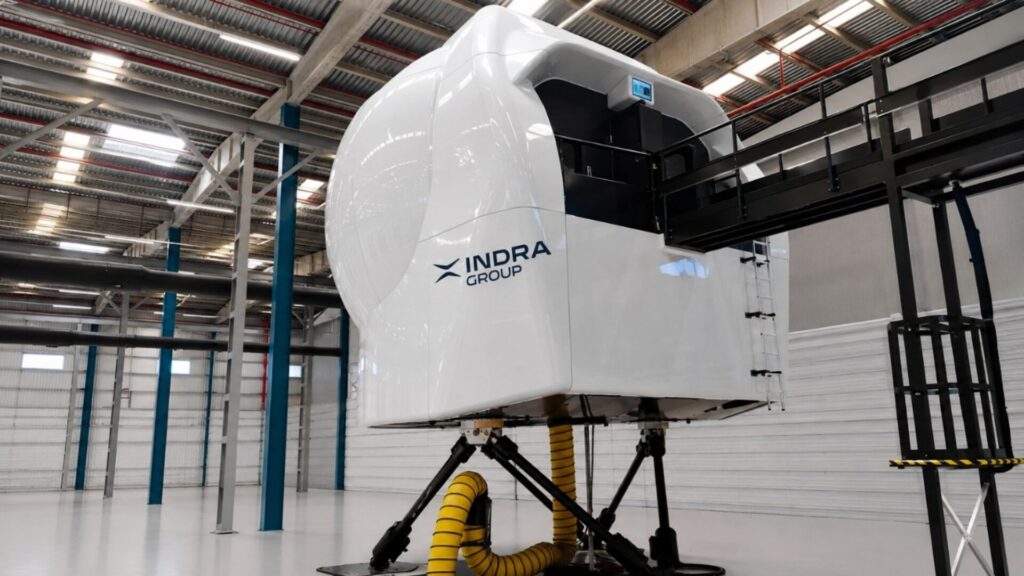So wird auch der C-295-Simulator aussehen.